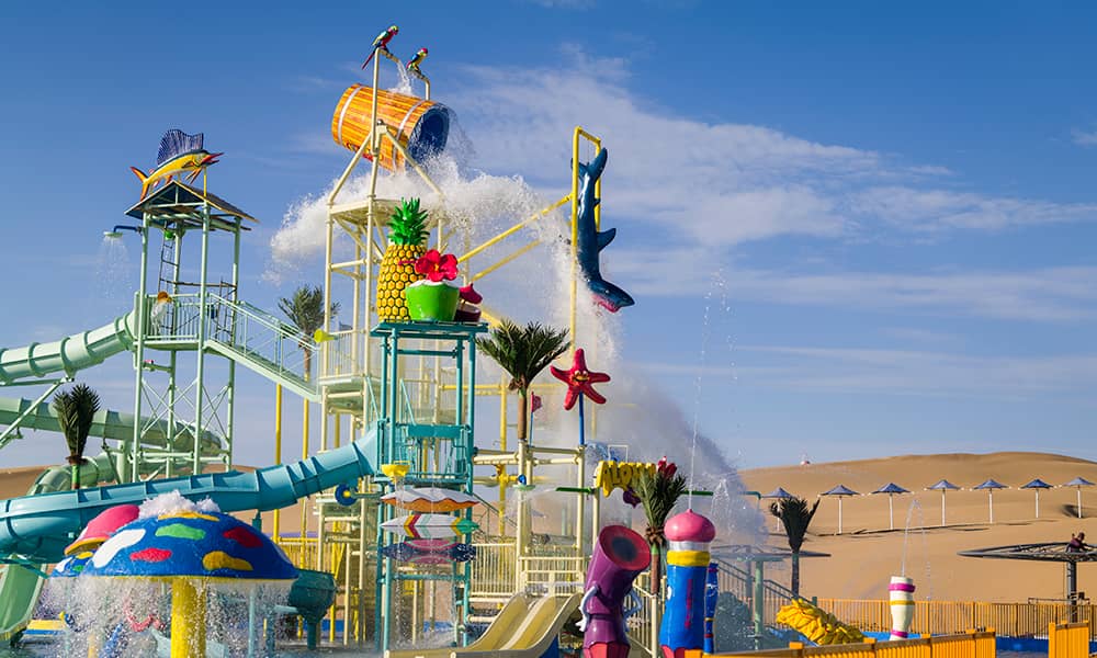 内蒙古响沙湾水上乐园水寨 内蒙古响沙湾水上乐园水寨